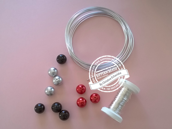 DIY Bracelet Fil métal et Perles