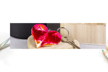 DIY Un porte-clefs flamboyant pour la Saint Valentin